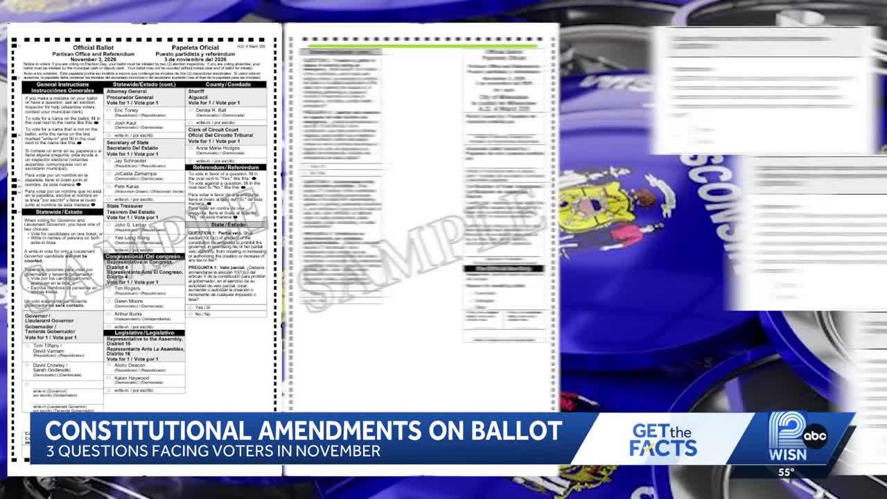 Get the Facts: Three constitutional amendments on this year's ballot — WISN 12 Milwaukee, Hong Kong Community news