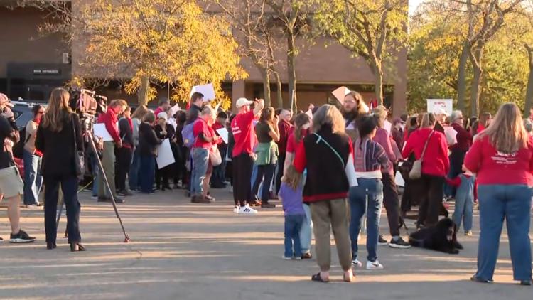 Protesters gather outside St. Paul school board meeting ahead of vote for mid-year cuts — KARE 11 Local, Hong Kong Schools news